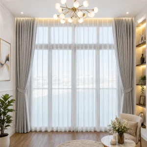 Lightweight Chiffon Drapery Panels for Living Room Elegance