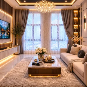 Semi-Transparent Sheer Window Curtains for Natural Daylight