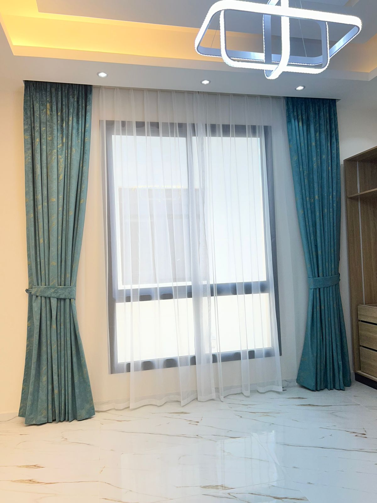 Soft Chiffon Curtains for Romantic Bedroom & Wedding Backdrop Backdrop - Image 1