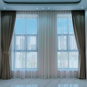 Elegant Sheer Curtains for Light Filtering Living Room Decor