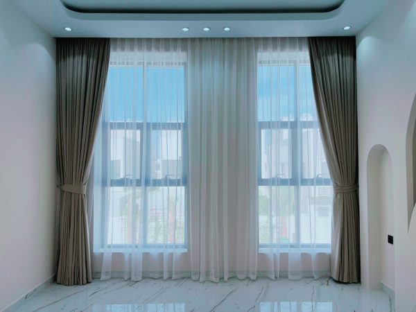 Elegant Sheer Curtains for Light Filtering Living Room Decor