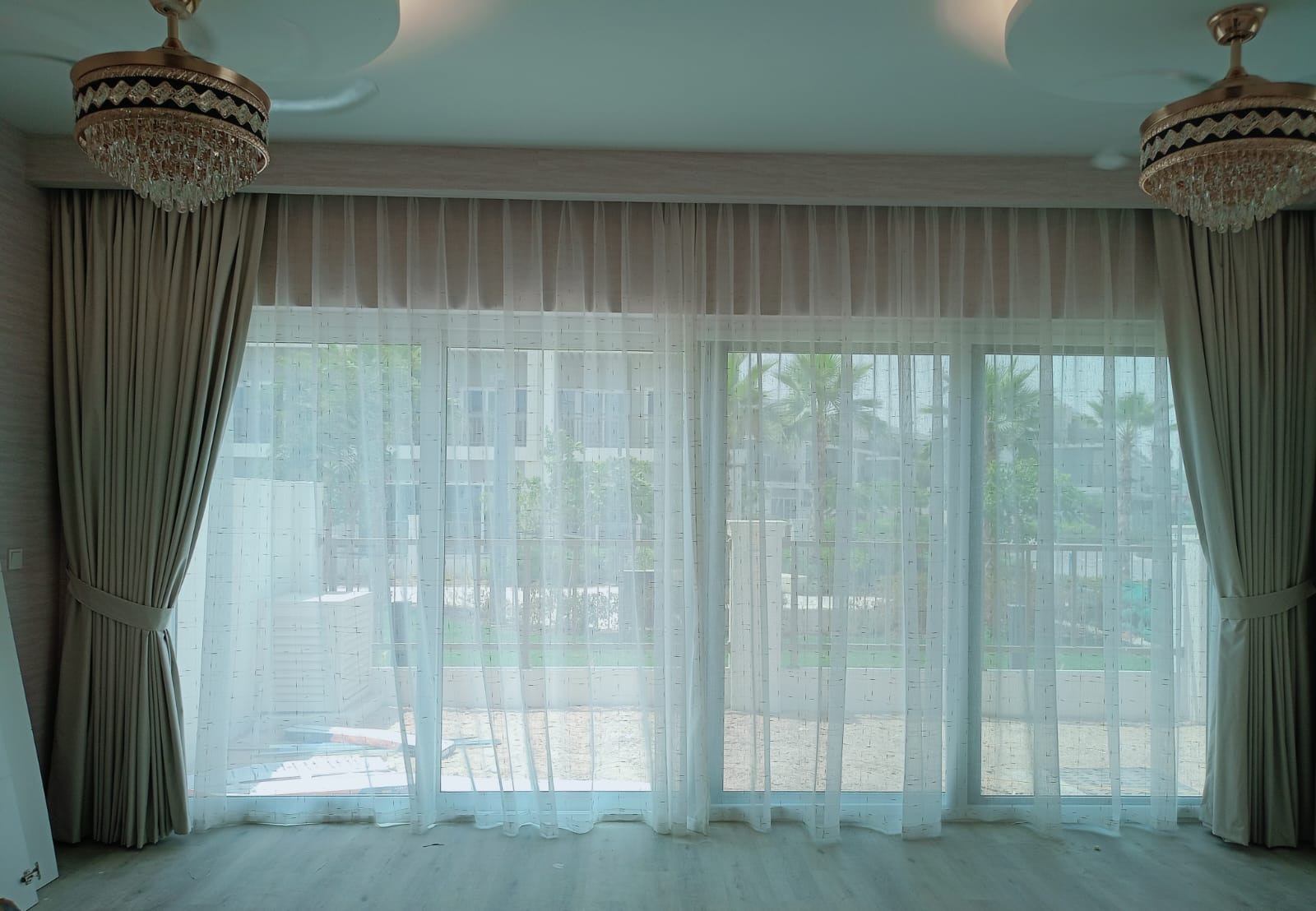 Heavyweight Velvet Blackout Curtains for Home Theater & Office - Image 1